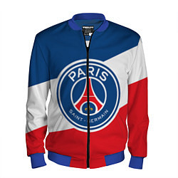 Бомбер мужской Paris Saint-Germain FC, цвет: 3D-синий