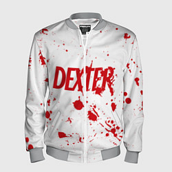 Бомбер мужской Dexter logo Декстер брызги крови, цвет: 3D-меланж
