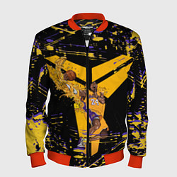 Бомбер мужской Los angeles lakers NBA, цвет: 3D-красный