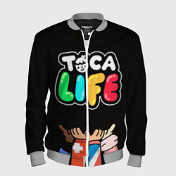 Бомбер мужской Toca Life: Friends, цвет: 3D-меланж