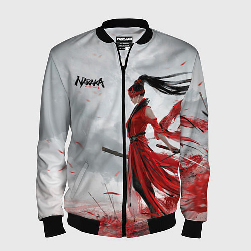 Мужской бомбер Naraka BP / 3D-Черный – фото 1
