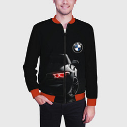 Бомбер мужской BMW МИНИМЛ, цвет: 3D-красный — фото 2