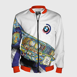 Мужской бомбер Бэха в стиле поп-арт