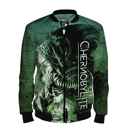 Мужской бомбер Chernobylite Чернобылит игра / 3D-Черный – фото 1