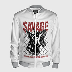 Мужской бомбер Злой Доберман