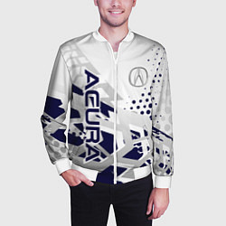 Бомбер мужской Acura Акура, цвет: 3D-белый — фото 2