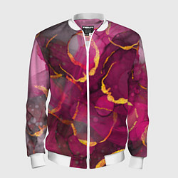 Мужской бомбер Малиновое вино