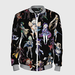 Мужской бомбер GENSHIN IMPACT ПЕРСОНАЖИ ИГРЫ HEROES