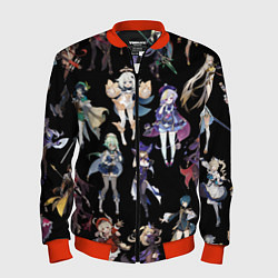 Мужской бомбер GENSHIN IMPACT ПЕРСОНАЖИ ИГРЫ HEROES