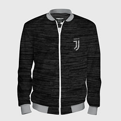 Бомбер мужской Juventus Asphalt theme, цвет: 3D-меланж