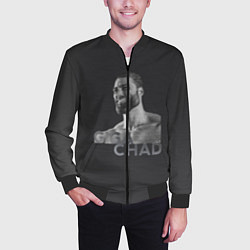Бомбер мужской Giga Chad, цвет: 3D-черный — фото 2