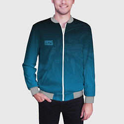 Бомбер мужской 1925 SPB Lion Dark Theme, цвет: 3D-меланж — фото 2