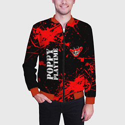 Бомбер мужской POPPY PLAYTIME ИГРА ПОППИ ПЛЕЙТАЙМ ХАГГИ ВАГГИ, цвет: 3D-красный — фото 2