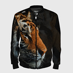 Бомбер мужской АМУРСКИЙ ТИГР TIGER, цвет: 3D-черный