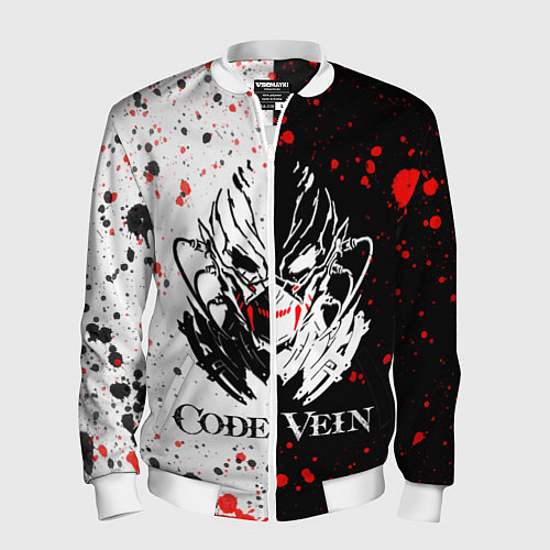Мужской бомбер Code Vein Logo / 3D-Белый – фото 1