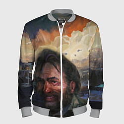 Бомбер мужской Disco Elysium Harrier Du Bois, цвет: 3D-меланж