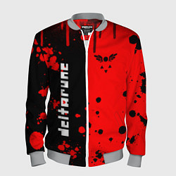 Мужской бомбер Deltarune black & red