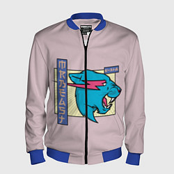 Бомбер мужской Mr Beast Japan Full Print, цвет: 3D-синий