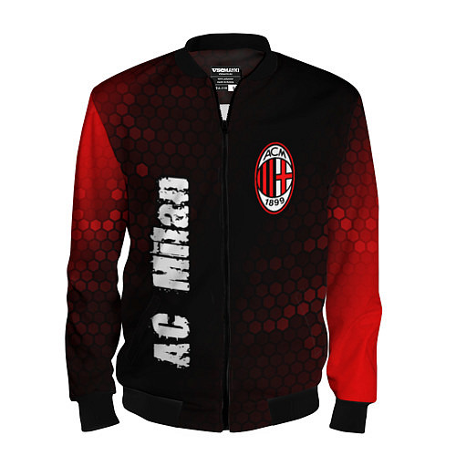 Мужской бомбер AC MILAN AC Milan Графика / 3D-Черный – фото 1