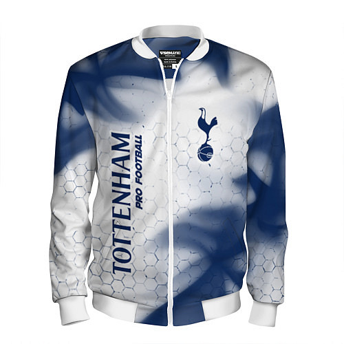 Мужской бомбер TOTTENHAM HOTSPUR Pro Football - Пламя / 3D-Белый – фото 1