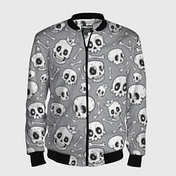 Мужской бомбер Skulls & bones