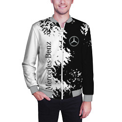 Бомбер мужской Mercedes-Benz: Black & White, цвет: 3D-меланж — фото 2