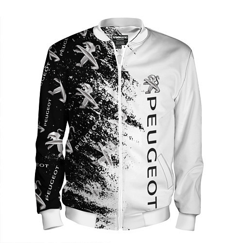 Мужской бомбер Peugeot Распылитель / 3D-Белый – фото 1