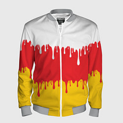 Мужской бомбер Северная Осетия Алания потёки