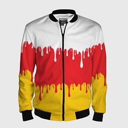 Мужской бомбер Северная Осетия Алания потёки