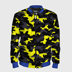 Бомбер мужской Black Camo, цвет: 3D-синий