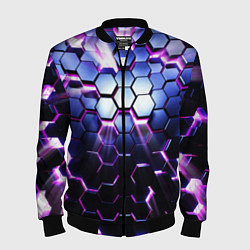 Мужской бомбер Соты - 3d