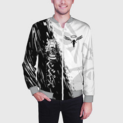 Бомбер мужской WALHALLA TEAM LOGO BLACK ТОКИЙСКИЕ МСТИТЕЛИ, цвет: 3D-меланж — фото 2