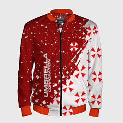 Мужской бомбер Resident Evil Umbrella Corporation паттерн