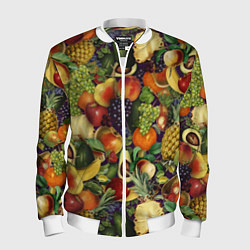 Мужской бомбер Вкусные Летние Фрукты