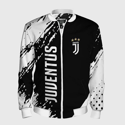 Мужской бомбер Fc juventus фс ювентус / 3D-Белый – фото 1