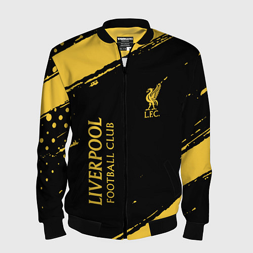 Мужской бомбер Liverpool fc ливерпуль фс / 3D-Черный – фото 1