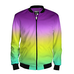 Мужской бомбер Multicolored Ombre gradient