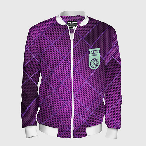 Мужской бомбер Фанат ФК Уфа / 3D-Белый – фото 1