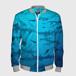 Мужской бомбер Акулы - океан
