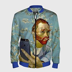 Мужской бомбер Ван Гог Селфи - Арт Портрет