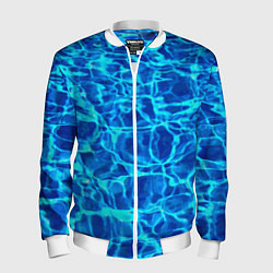 Мужской бомбер Текстура поверхности воды