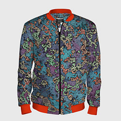 Мужской бомбер Галлюциногенные узоры