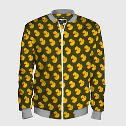 Мужской бомбер Ути Коричнево-зелёный