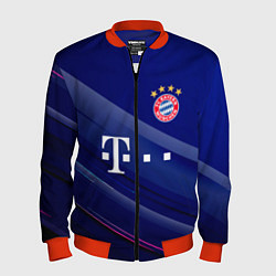 Мужской бомбер Bayern munchen Абстракция