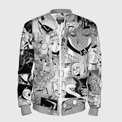 Бомбер мужской Да я паук и что с того pattern, цвет: 3D-меланж
