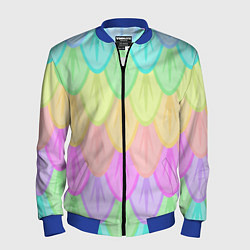 Мужской бомбер Цветные перья