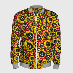 Мужской бомбер Serious Sam logo pattern