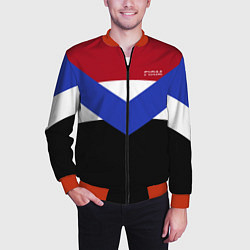 Бомбер мужской FIRM как из 90х, цвет: 3D-красный — фото 2