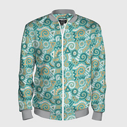 Мужской бомбер Узор этнический гранж