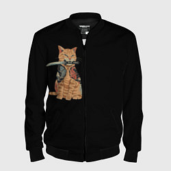 Мужской бомбер Yakuza cat